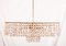 Mid-Century Square Cut Crystal Chandelier, 1950s, Image 9