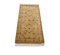 Tapis Jaipur en Laine et Soie Marron et Vert Olive, 1983, Set de 2 2