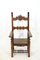 Antique Italian Walnut Throne Chair, 1800s 1