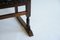 Antiker italienischer Schreibtischstuhl aus Nussholz 4