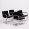 Schwarze Vintage Brno Stühle von Mies van der Rohe für Knoll, 4er Set 2