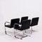 Schwarze Vintage Brno Stühle von Mies van der Rohe für Knoll, 4er Set 3