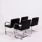 Vintage Black Brno Chairs by Mies van der Rohe for Knoll, Set of 4 3