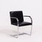 Sillas Brno vintage en negro de Mies van der Rohe para Knoll. Juego de 4, Imagen 1