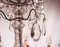 Vintage French Brass & Glass Prism Chandelier, 1920s 5