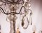 Vintage French Brass & Glass Prism Chandelier, 1920s, Image 5