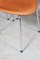 Danish Aniline Leather and Tubular Steel Model Syveren 3107 Dining Chair by Arne Jacobsen for Fritz Hansen, 1960s 9