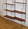 Steel and Teak Shelving System by Kajsa & Nils ''Nisse'' Strinning for String, 1960s 2