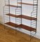 Steel and Teak Shelving System by Kajsa & Nils ''Nisse'' Strinning for String, 1960s, Immagine 2