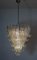 Lámpara de araña italiana vintage de cristal de Murano, 1984, Imagen 7