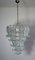 Lámpara de araña italiana vintage de cristal de Murano, 1984, Imagen 1