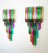 Vintage Italian Glass Sconces, 1982, Set of 2, Image 2