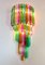 Vintage Italian Glass Sconces, 1982, Set of 2 10