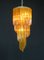 Lustre Vintage en Verre, Italie, 1982 16