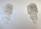 Italienische Vintage Murano Glas Wandlampen, 1984, 2er Set 7