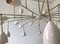 Lámpara de araña Sputnik italiana vintage grande de latón, años 80, Imagen 5