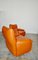 Italian Leather Living Room Set by Martino Perego for Seven Salotti, 1970s, Set of 3 4