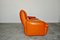 Italian Leather Living Room Set by Martino Perego for Seven Salotti, 1970s, Set of 3 6