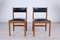 Italian Modern Leather and Wood Dining Chairs from ISA , 1960s, Set of 2, Image 2