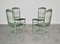 Mid-Century Italian Hand-Painted Painted Beech Chiavari Dining Chairs, 1950s, Set of 4 2