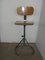 Vintage Italian Iron and Formica Adjustable Stool, 1970s 1