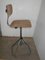 Tabouret Ajustable Vintage en Fer et en Formica, Italie, 1970s 4