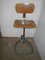 Tabouret Ajustable Vintage en Fer et en Formica, Italie, 1970s 2