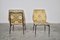 Italian Iron & Silk Side Chairs, 1950s, Set of 2, Immagine 4