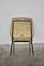 Chaises d'Appoint en Fer et Soie, Italie, 1950s, Set de 2 5