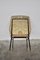 Italian Iron & Silk Side Chairs, 1950s, Set of 2 5