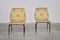 Italian Iron & Silk Side Chairs, 1950s, Set of 2, Immagine 1