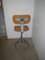 Vintage Italian Iron and Formica Adjustable Stool, 1970s 5