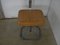 Tabouret Ajustable Vintage en Fer et en Formica, Italie, 1970s 8