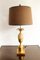 French Brass and Marble Table Lamp from Maison Charles, 1960s 4