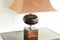 Large French Metal Table Lamp by Philippe Barbier, 1960s, Image 8