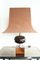 Lámpara de mesa francesa grande de metal de Philippe Barbier, años 60, Imagen 1