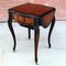 19th-Century Napoleon III French Inlaid Wooden Coffee Table, Image 1