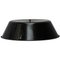 Vintage Industrial French Black Enamel Pendant Lamp, 1950s, Image 4