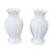 White Porcelain Vases from KPM, 1960s, Set of 2 1