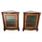 Antique Mahogany Corner Cabinets, 1820s, Set of 2 1