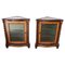 Antique Mahogany Corner Cabinets, 1820s, Set of 2, Image 1