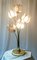 Vintage Italian Colored Glass Flower Table Lamp, 1970s 5