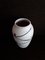 Jarrón 856/17 vintage de cerámica esmaltada en blanco de Scheurich, Imagen 1