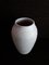 Weiß glasierte Vintage 856/17 Keramikvase von Scheurich 3