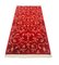 Tapis Vintage en Laine Rouge et Or Jaune, 1983, Set de 2 2