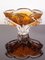 Mid-Century Amber Glass Ashtray from Sklarny Chribska, 1960s 1