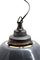 Lámpara colgante industrial de hierro fundido y esmalte gris oscuro, años 50, Imagen 3