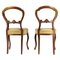 Antique Louis Philippe Italian Walnut Side Chairs, 1850s, Set of 2 7