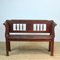 Vintage Rustic Pine Bench, 1920s 13