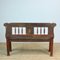 Vintage Rustic Pine Bench, 1920s 10